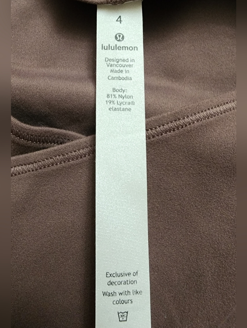 NWT Lululemon Contour Dress *Nulu, Size 4 - Picture 5 of 10